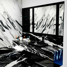 Мебель для ванной черная