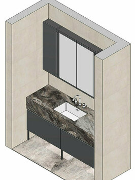 Проект мебели для ванной