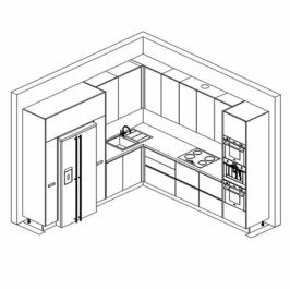 Проект угловой кухни