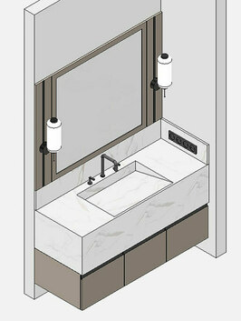 Проект мебели для ванной