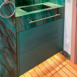 Подвесные тумбы в ванную