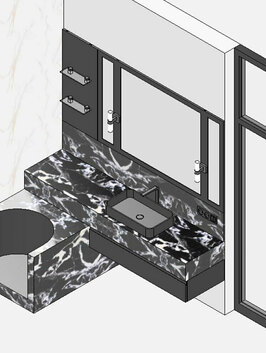 Проект мебели для ванной