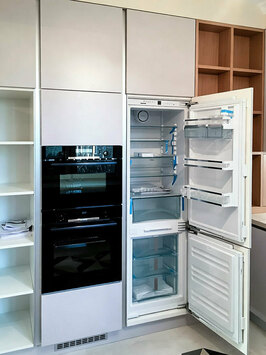 Кухня со встраиваемой техникой